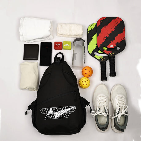 Pickleball Sling Bag - Black