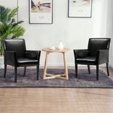 Sofá de sillón ejecutivo moderno de cuero sintético
