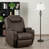 Power Lift Recliner Chair with Massage and Heat for Elderly with Remote Control