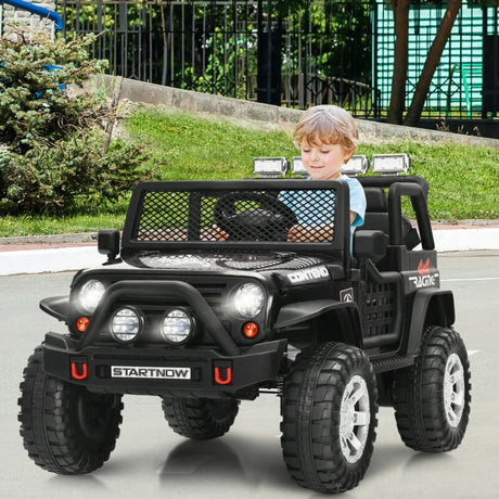 Camioneta eléctrica de 12 V para niños con control remoto y palanca de operación