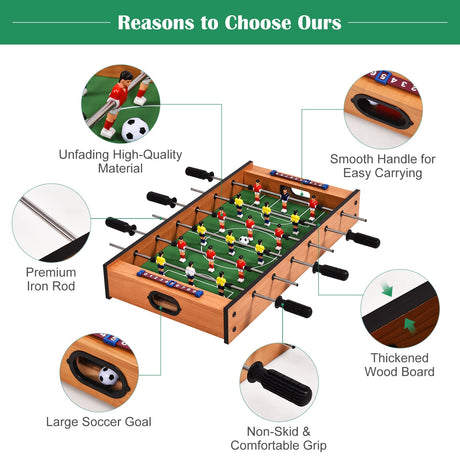 Mesa de juego de futbolín/hockey de aire 2 en 1 para interiores y exteriores