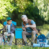 Sillas portátiles de camping plegables con dosel y portavasos