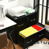 2-Drawer File Cabinet with Lock Hinging Bar Letter and Legal Size