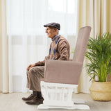 Set de sillón mecedora y otomana con cojines para guardería de bebé
