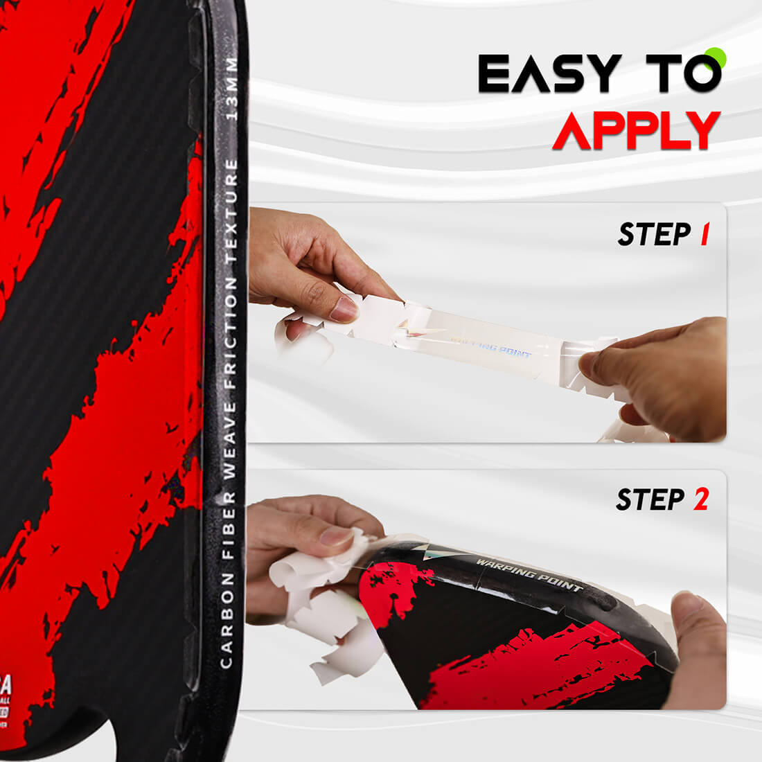 Cinta de protección para palas de pickleball
