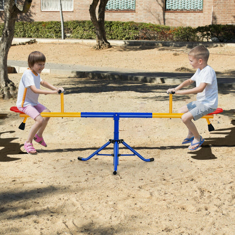 Columpio giratorio 360° para niños, equipo de juegos