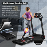 Máquina de correr eléctrica plegable de 2.25 HP con motor y pantalla LED