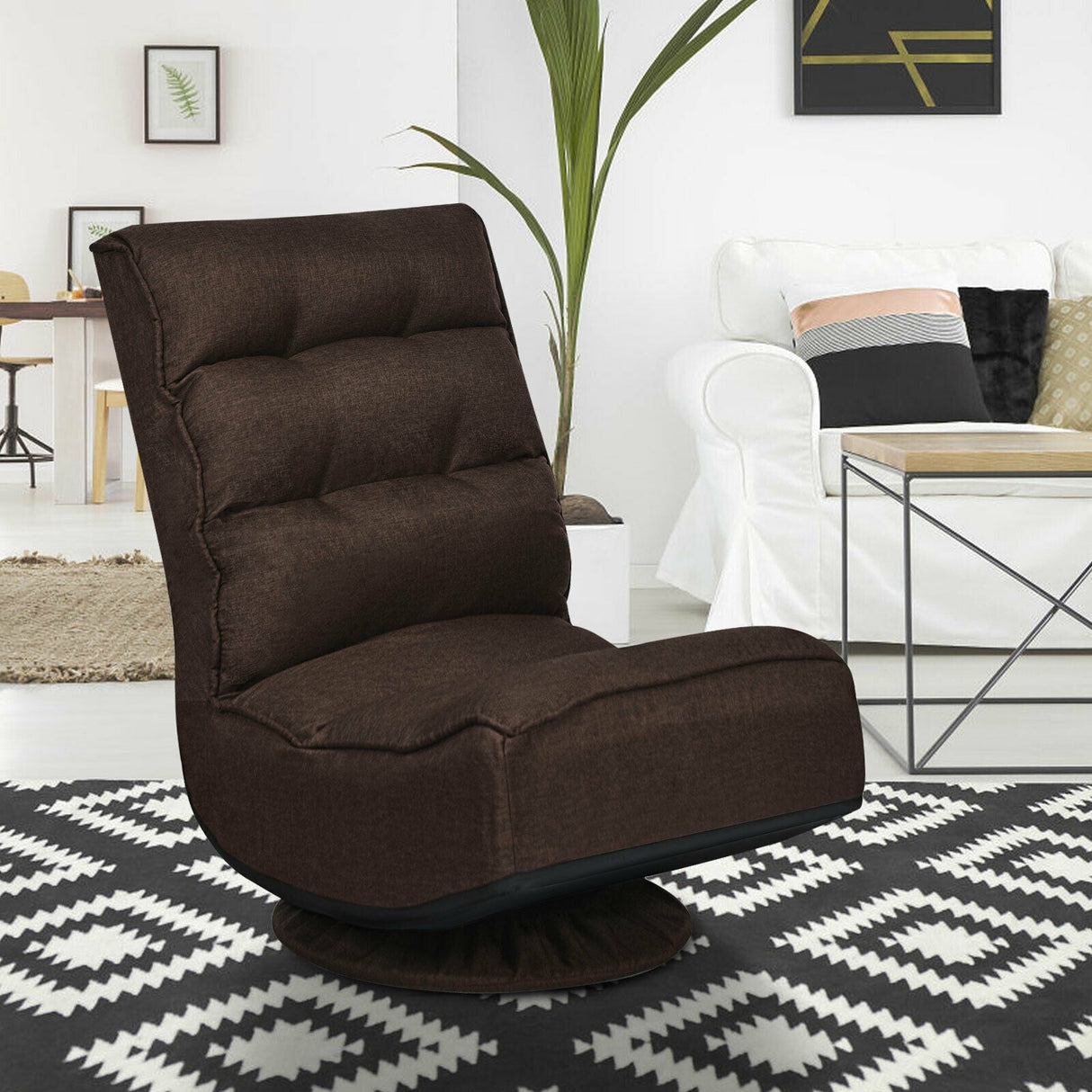Silla de juego plegable de suelo de 5 posiciones