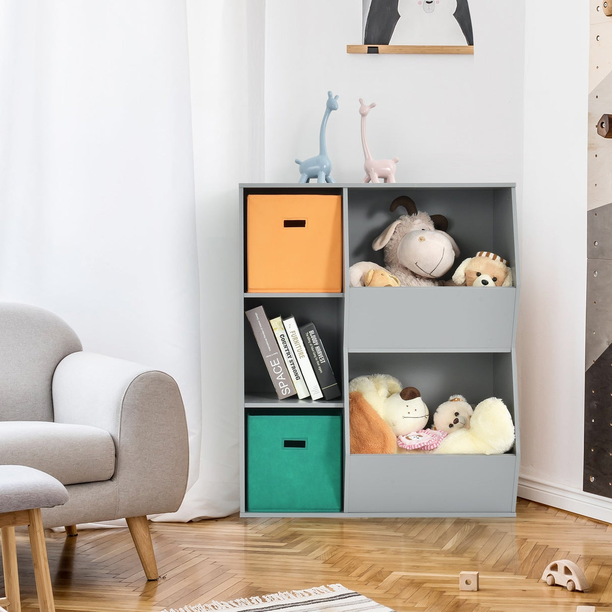Kids Toy Storage Cabinet