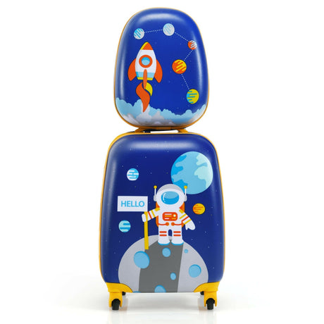 Juegos de equipaje de 2 piezas para niños con mochila y maleta para viajar
