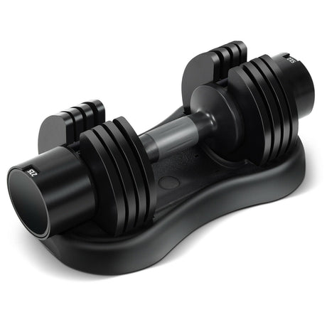 Mancuerna ajustable 5 en 1 de 27.5 libras para gimnasio, hogar y oficina