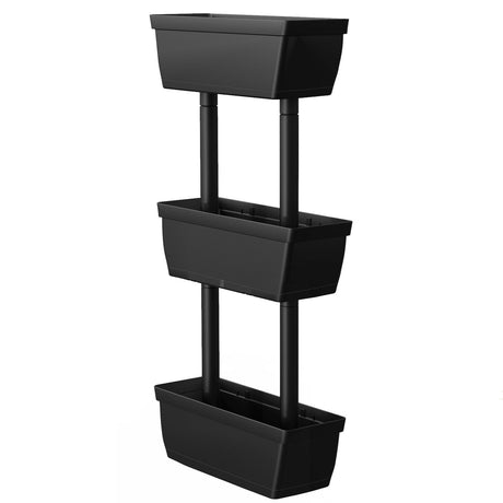 Soporte vertical de 3 niveles para plantas, de pie, para jardinería y cultivo