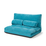 Sofá cama reclinable de 6 posiciones con 2 almohadas