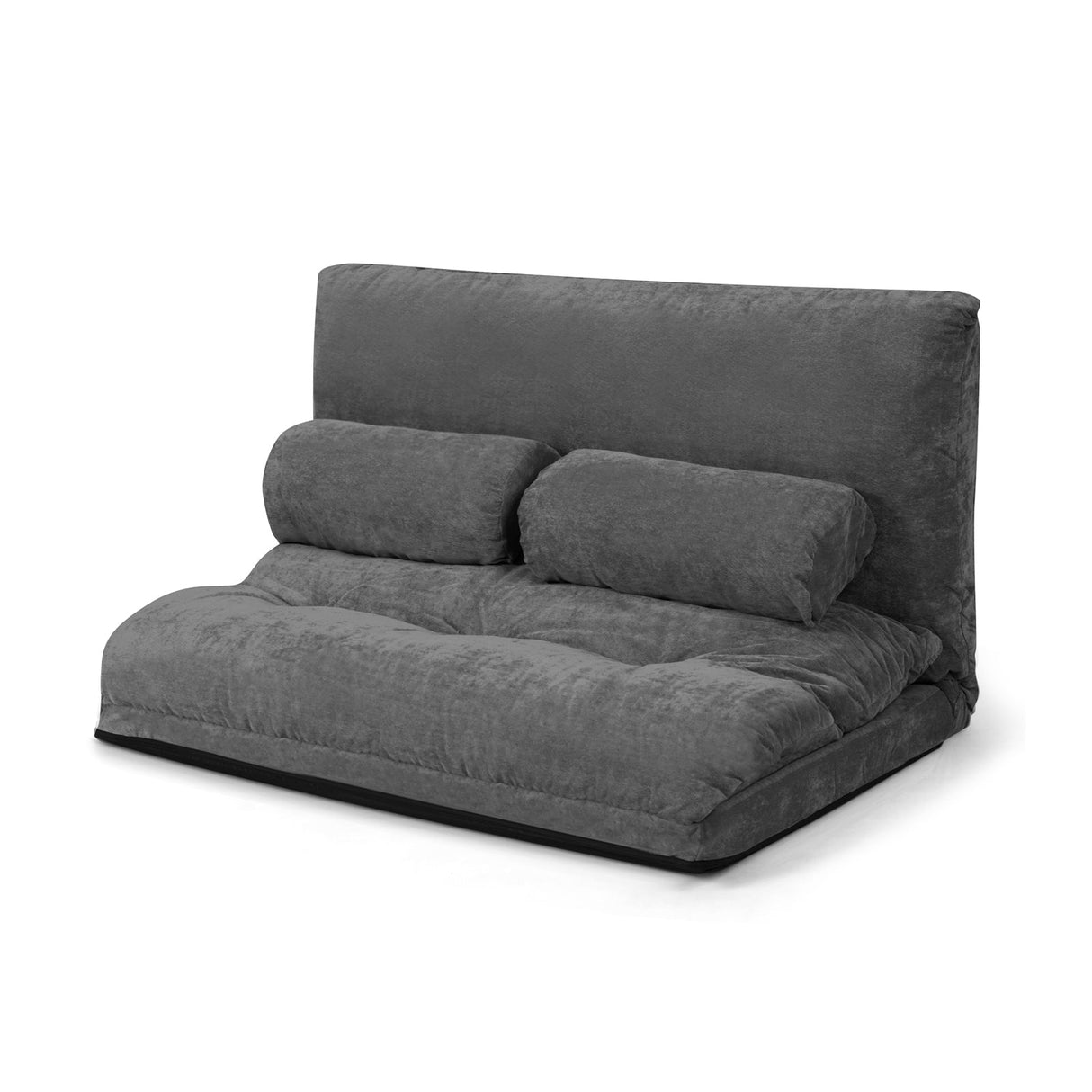 Sofá cama reclinable de 6 posiciones con 2 almohadas