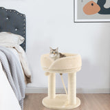 Árbol para gatos con plataformas de felpa y rascador