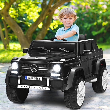 Coche eléctrico Mercedes-Benz de 12 V con licencia para niños