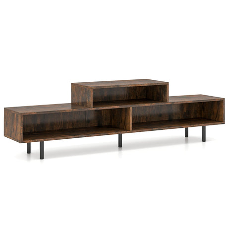 Mueble para TV de 3 Compartimentos para Televisores de hasta 70 Pulgadas con Compartimentos Abiertos