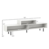Mueble para TV de 3 Compartimentos para Televisores de hasta 70 Pulgadas con Compartimentos Abiertos
