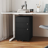 3 Drawer Filing Cabinet Locking Pedestal Desk