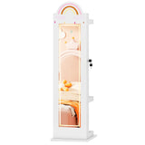 Armario de Joyas 3 en 1 para Niños, Joyero Independiente con Espejo Iluminado de 3 Colores