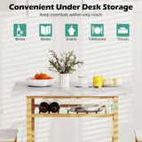 Juego de comedor de 3 piezas con mesa de cocina rectangular y 2 sillas