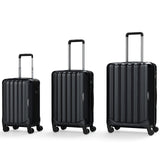 3-Piece Hardside Luggage Set (20/24/28 Inch) Lightweight with 3-Digital Lock