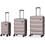 3-Piece Hardside Luggage Set 20/24/28 Inch Lightweight Hardside Suitcases