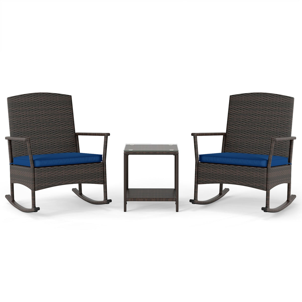 3 Piece Patio Rocking