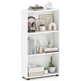3-Tier Bookcase 42 inch Tall Book Shelf with Anti-Tipping Kit