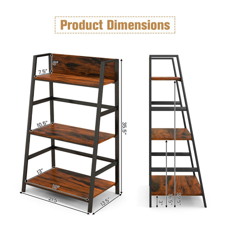 Estantería industrial de 3 niveles con estructura metálica