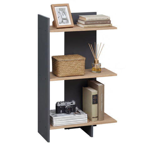 Estantería de madera de 3 niveles con kit antivuelco