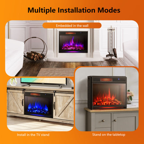 Chimenea eléctrica de 28" con control remoto