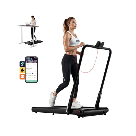 Cinta de Correr Plegable 3 en 1 de 3 HP con Aplicaciones Inteligentes, Control Remoto y Altavoces