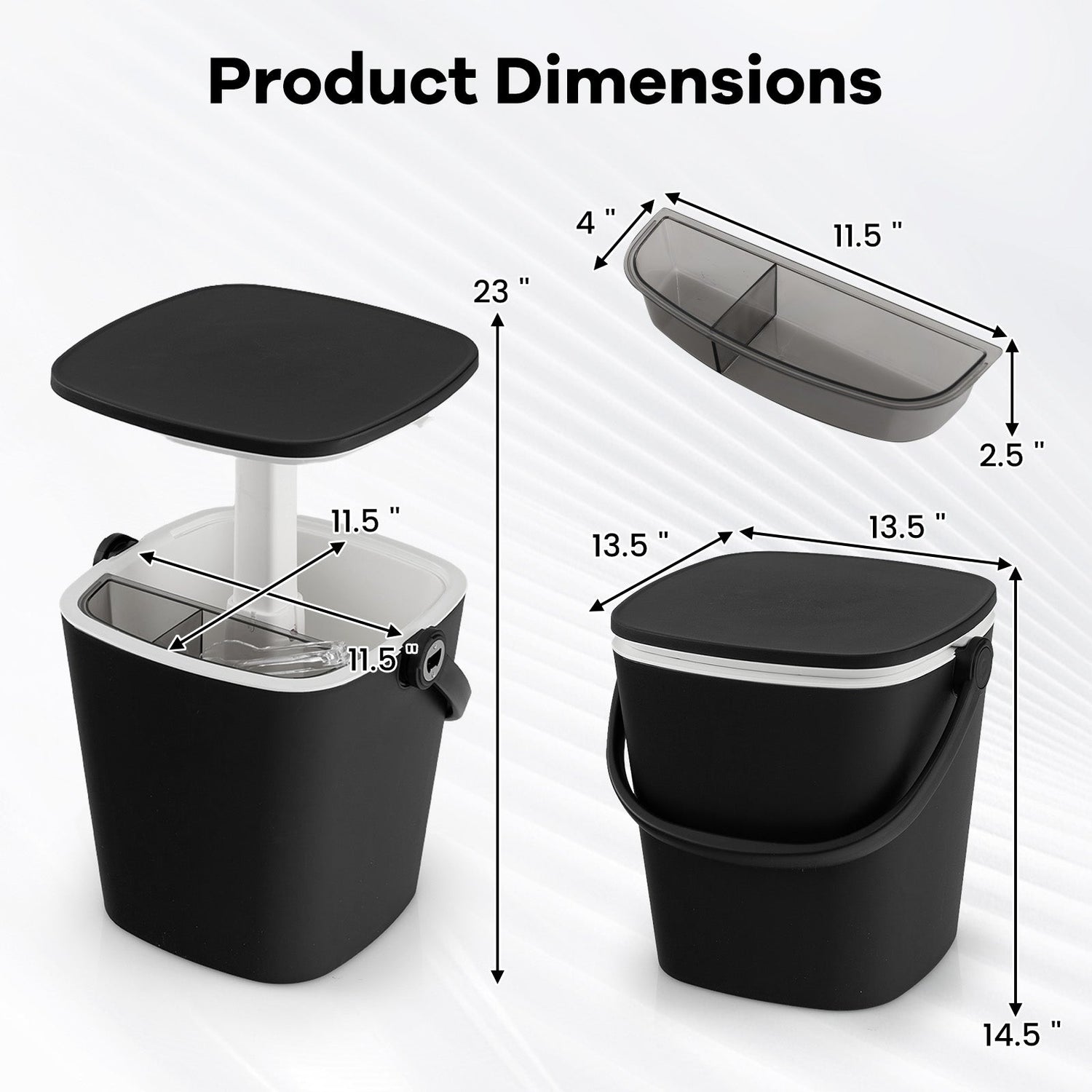 Mesa Bar nevera portátil 3 en 1 con abridor de botellas y tapa elevable para piscina o camping
