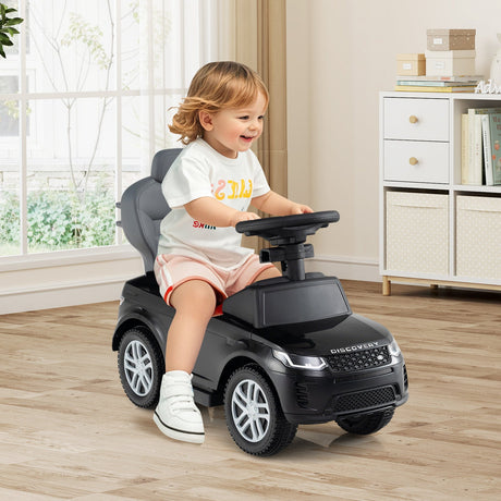 Coche de empuje 3 en 1 con manillar y barandilla extraíbles para niños de 18 a 36 meses