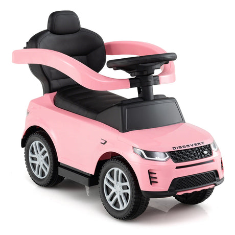 Coche de empuje 3 en 1 con manillar y barandilla extraíbles para niños de 18 a 36 meses