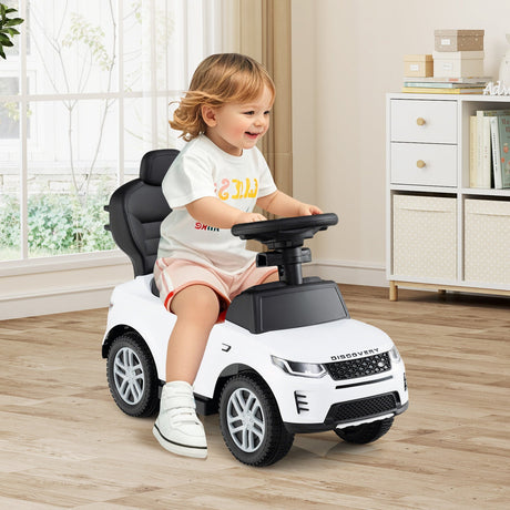 Coche de empuje 3 en 1 con manillar y barandilla extraíbles para niños de 18 a 36 meses