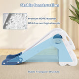 3 in 1 Toddler Slide Baby Slide Climber Playset with Basketball Hoop and Basketball