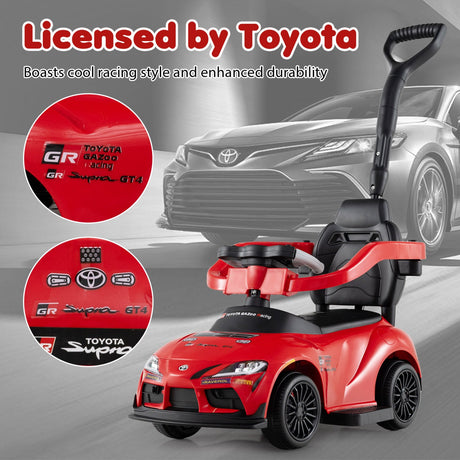 Juguete andador correpasillos deslizante 3 en 1 con licencia Toyota