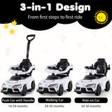 3-in-1 Toyota Licensed Foot-to-Floor Stroller Sliding Walking Toy