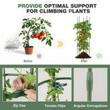 3 Pack 60 inch Adjustable Tall Plant Support Trellis for Climbing Plants