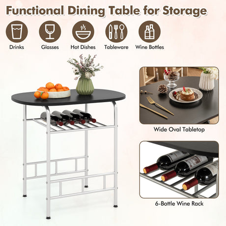 Juego de mesa de comedor de 3 piezas y 2 sillas para cocina, bistró, pub y hogar