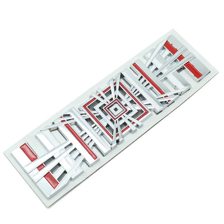 3D Metal Letter Emblem Badge | Multiple Styles | 3M Adhesive | Custom Lettering