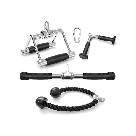 Juego de 4 accesorios para máquina de cable para gimnasio en casa