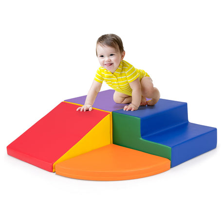 Juego de bloques de espuma de 4 piezas para escalar y gatear para bebés