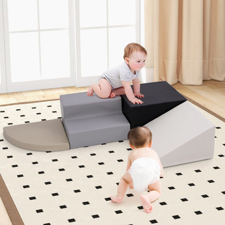 Juego de bloques de espuma de 4 piezas para escalar y gatear para bebés