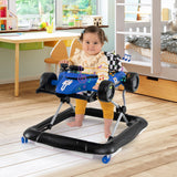 Andador de empuje para bebés 4 en 1, centro de actividades, altura ajustable con caja de música