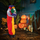 Payaso Animatrónico Sonriente de 4.5 pies con Frases Pregrabadas y Ojos LED