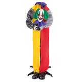 Payaso Animatrónico Sonriente de 4.5 pies con Frases Pregrabadas y Ojos LED