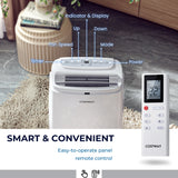 Acondicionador de Aire Portátil 3 en 1 de 12000 BTU con Control Remoto - Blanco